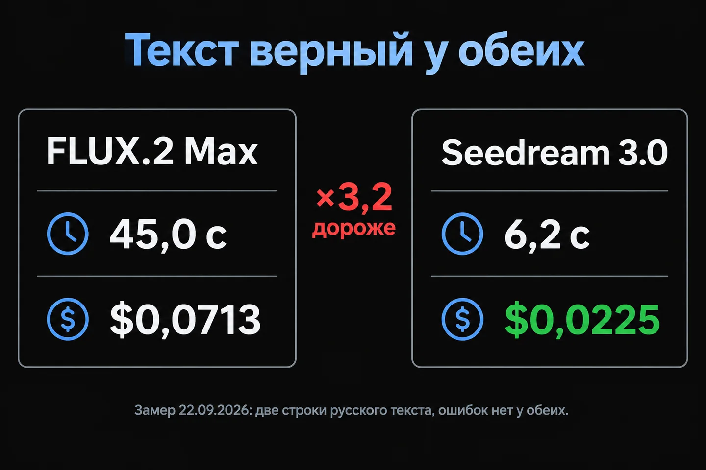 FLUX.2 Max и Seedream 3.0 на одном постере: время и цена